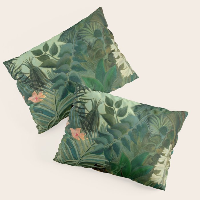Henri Rousseau "The Equatorial Jungle" Pillow Sham Gallery Image 3