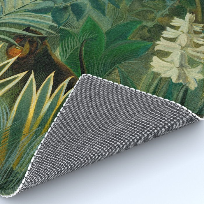 Henri Rousseau "The Equatorial Jungle" Rug Gallery Image 4