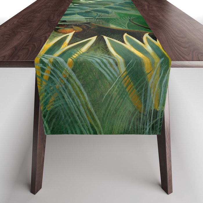 Henri Rousseau "The Equatorial Jungle" Table Runner Gallery Image 1