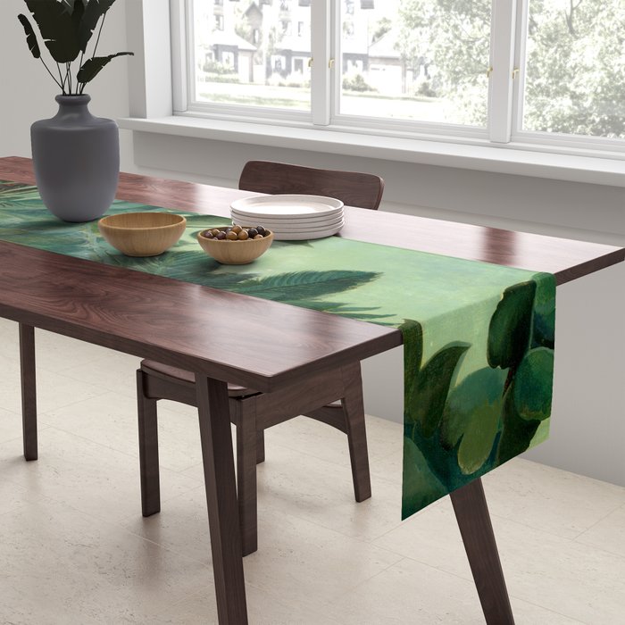 Henri Rousseau "The Equatorial Jungle" Table Runner Gallery Image 2