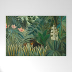 Henri Rousseau "The Equatorial Jungle" Welcome Mat Gallery Image 1