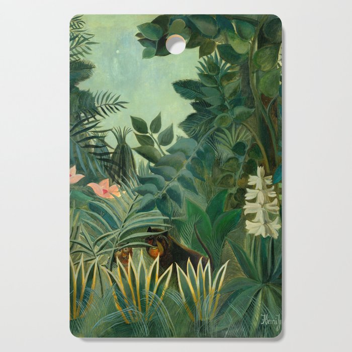 Henri Rousseau "The Equatorial Jungle" Cutting Board Gallery Image 1