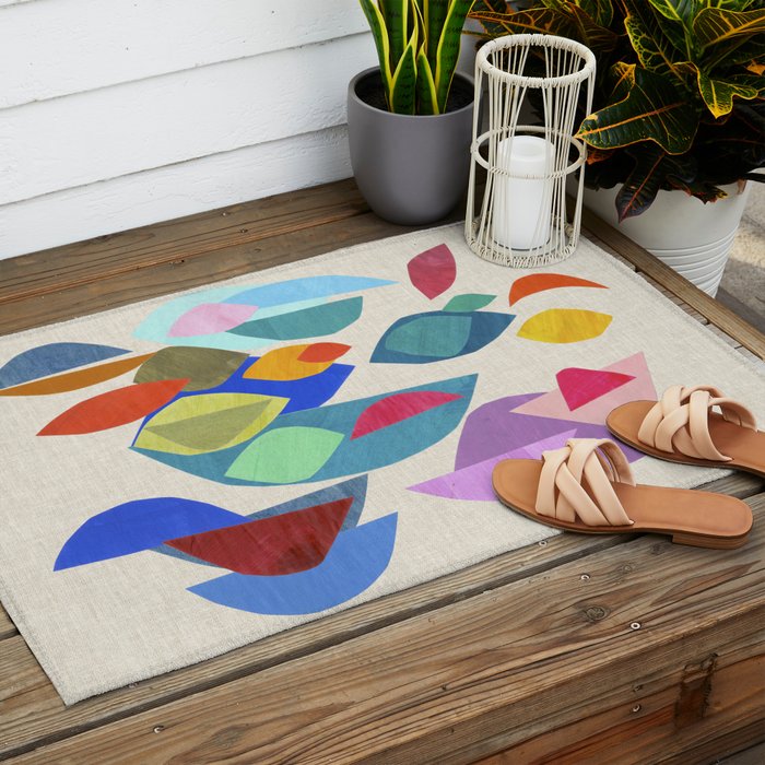 Helix Shards Outdoor Rug Gallery Image 2