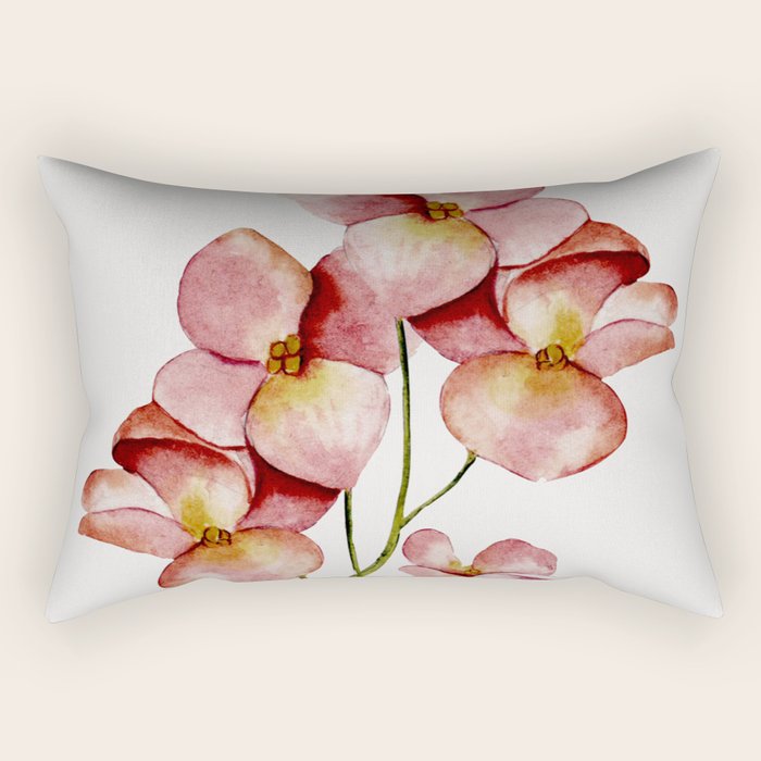 Soft Flowers Rectangular Pillow Gallery Image 1
