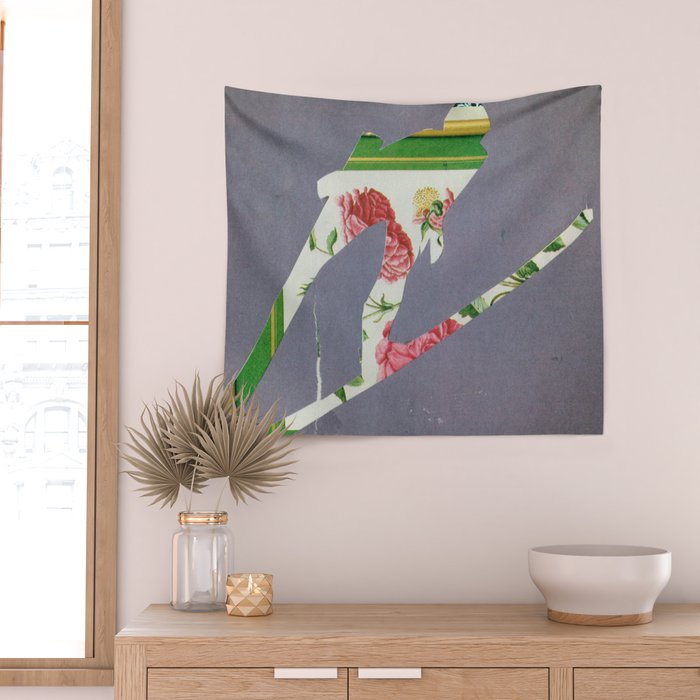 Wintersport a Wall Tapestry Gallery Image 2