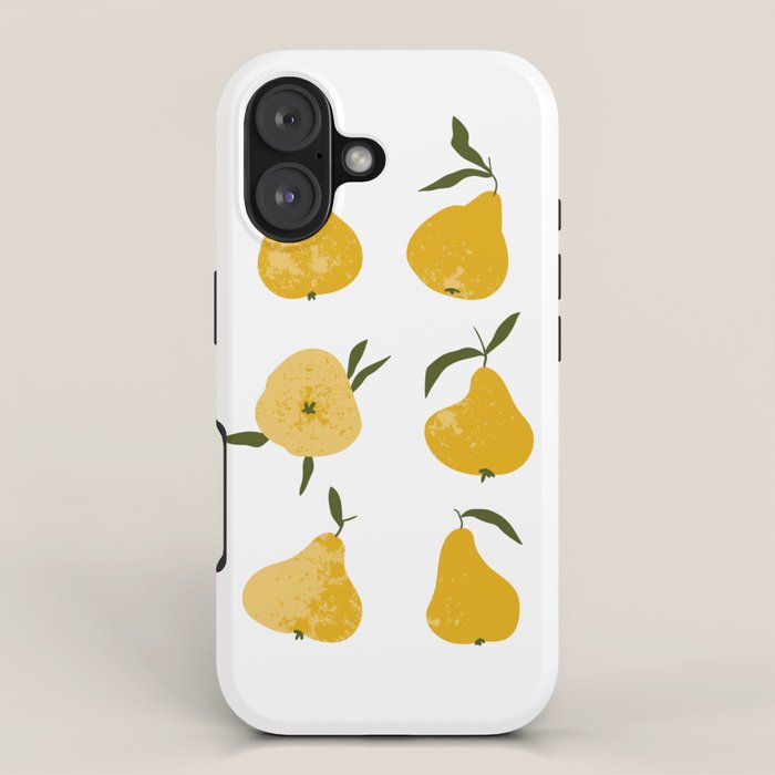 Yellow pear iPhone Case Gallery Image 1