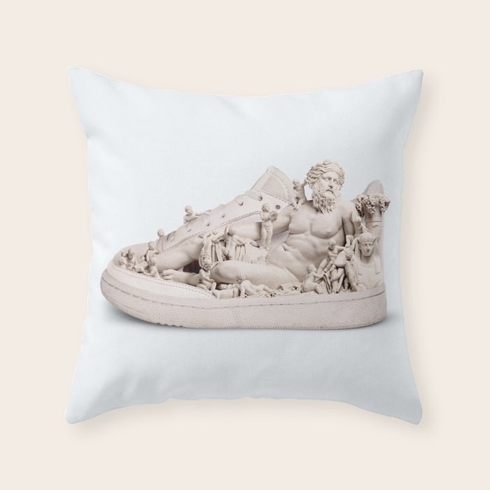 Mythology Sneaker Throw Pillow Gallery Image 6