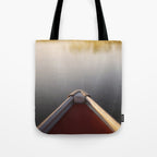 Sunrise Canoe #2 Tote Bag Gallery Image 1