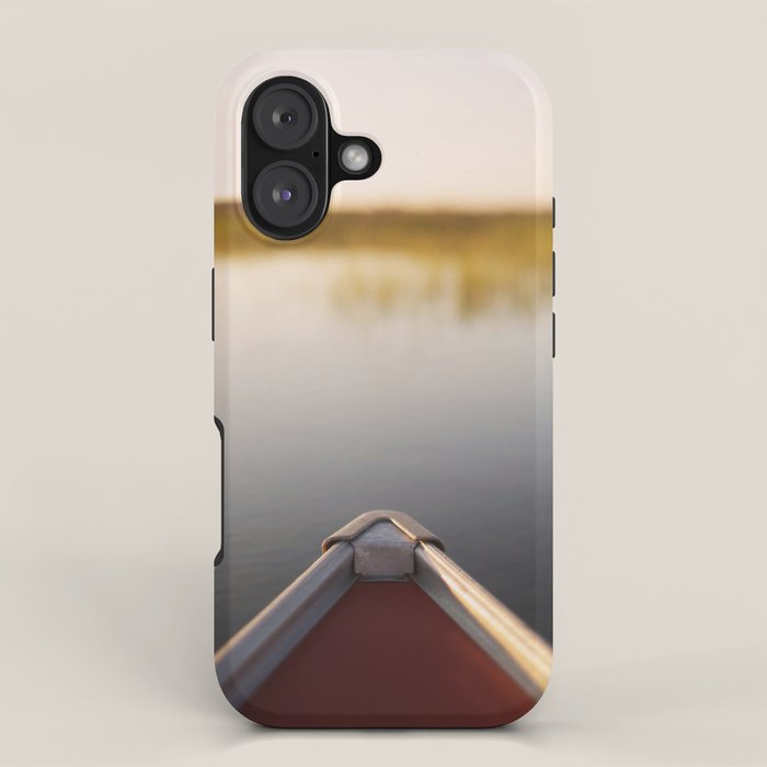 Sunrise Canoe #2 iPhone Case Gallery Image 1