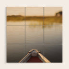 Sunrise Canoe #2 Wood Wall Art Gallery Image 1