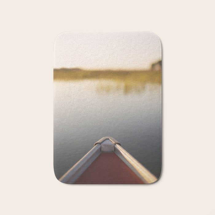 Sunrise Canoe #2 Bath Mat Gallery Image 1