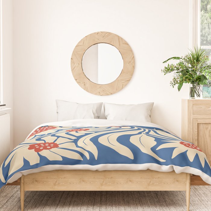 Paris: Flower Market Summer Color Series 01 Duvet Cover Gallery Image 3