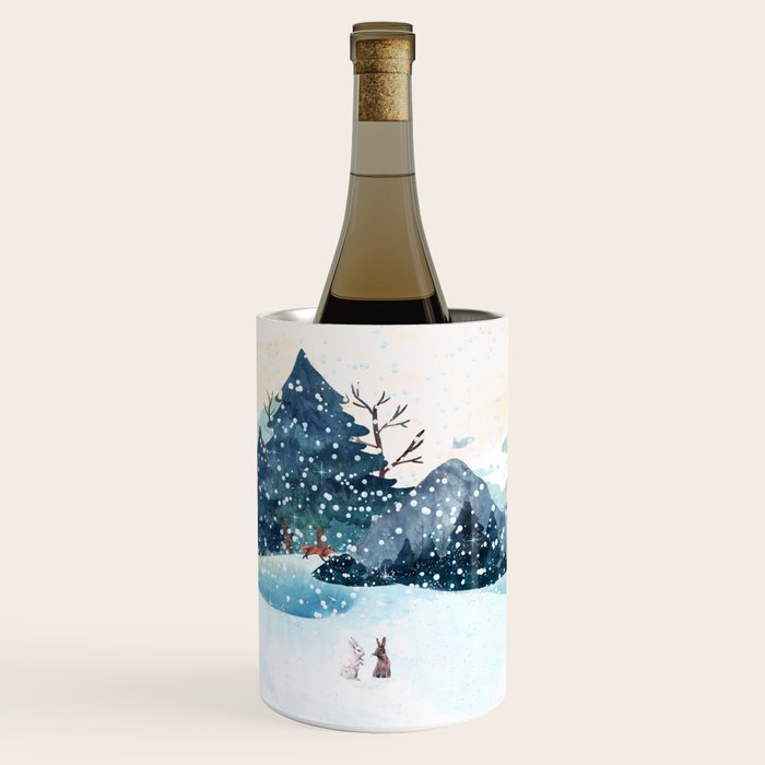 Happy Little Wildlife Wine Chiller Gallery Image 1