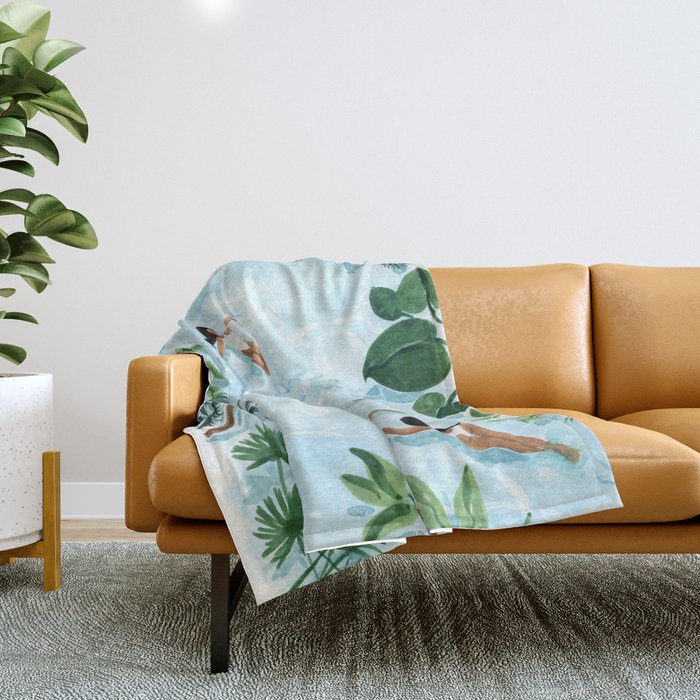 Ocean Dream Throw Blanket Gallery Image 1