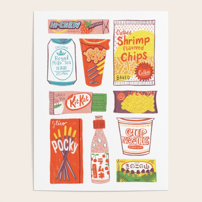Asian Snacks Poster Gallery Image 4