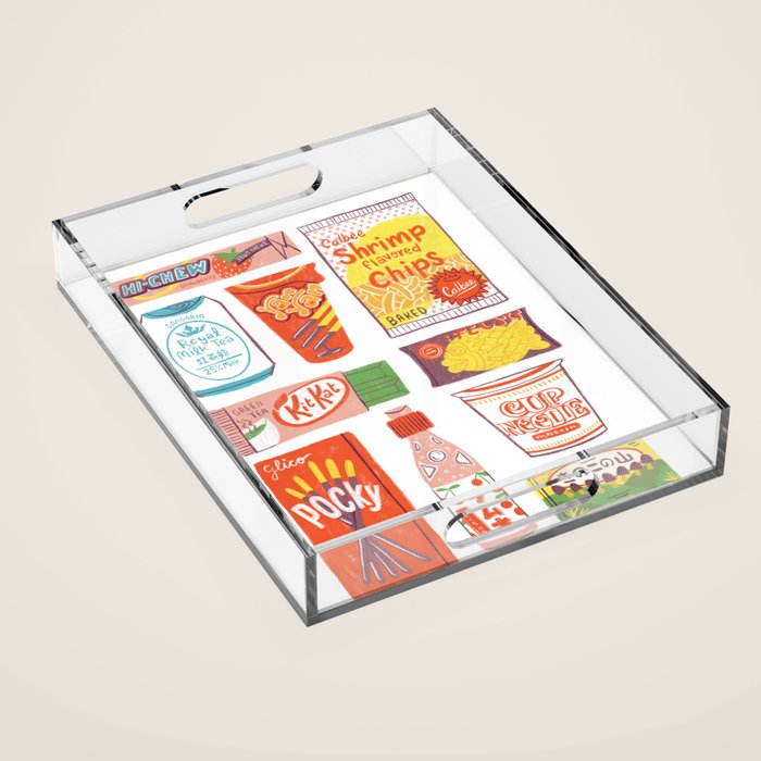 Asian Snacks Acrylic Tray Gallery Image 1