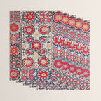 Shakhrisyabz Suzani Southwest Uzbekistan Embroidery Print Wrapping Paper Gallery Image 3