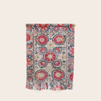 Shakhrisyabz Suzani Southwest Uzbekistan Embroidery Print Wall Hanging Gallery Image 1