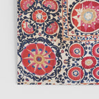 Shakhrisyabz Suzani Southwest Uzbekistan Embroidery Print Poster Gallery Image 3