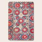 Shakhrisyabz Suzani Southwest Uzbekistan Embroidery Print Cutting Board Gallery Image 1