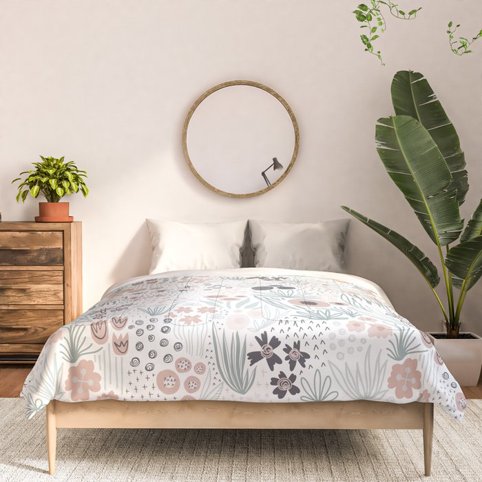 Winter Flower Meadow Comforter Gallery Image 3