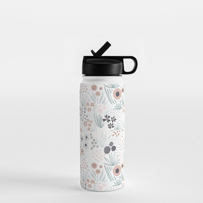 Winter Flower Meadow Water Bottle Gallery Image 1