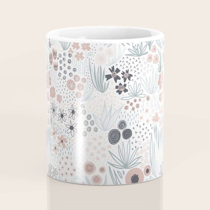 Winter Flower Meadow Coffee Mug Gallery Image 4