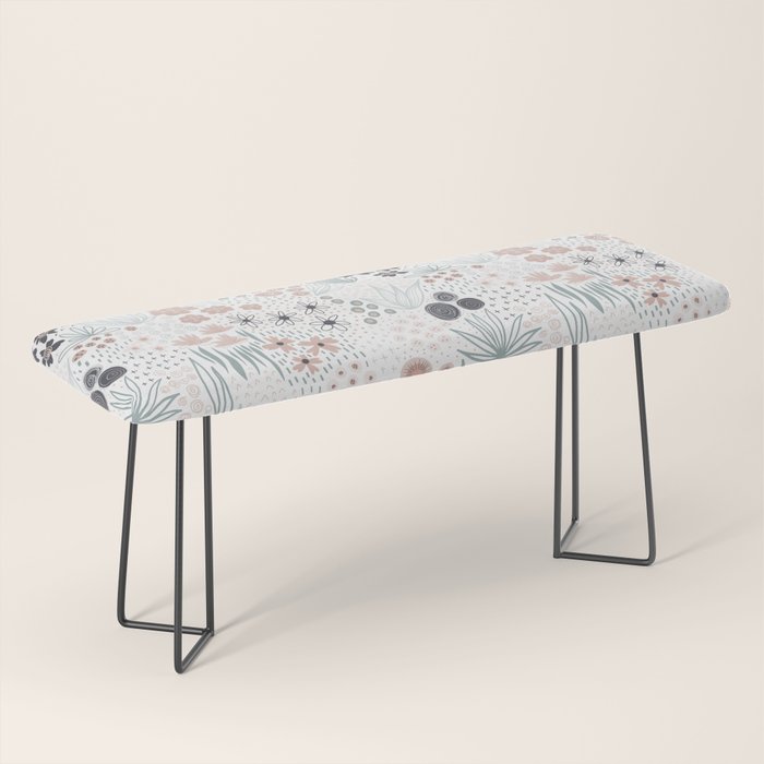 Winter Flower Meadow Bench Gallery Image 1