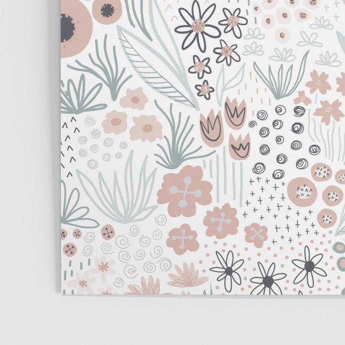 Winter Flower Meadow Poster Gallery Image 3