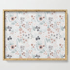 Winter Flower Meadow Serving Tray Gallery Image 1