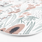 Winter Flower Meadow Bath Mat Gallery Image 3