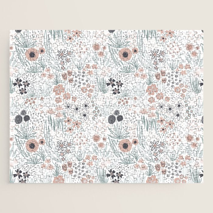 Winter Flower Meadow Jigsaw Puzzle Gallery Image 1