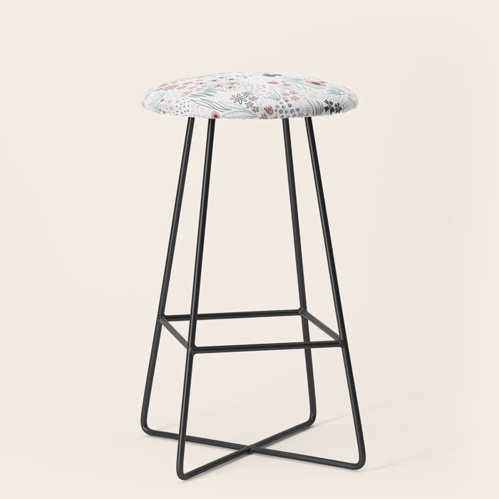 Winter Flower Meadow Stool Gallery Image 1