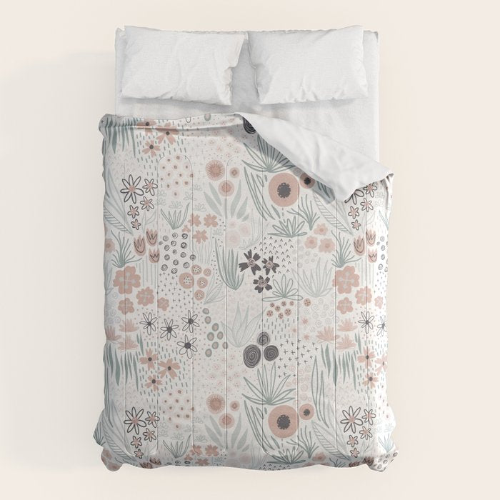 Winter Flower Meadow Comforter Gallery Image 6