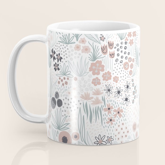Winter Flower Meadow Coffee Mug Gallery Image 3