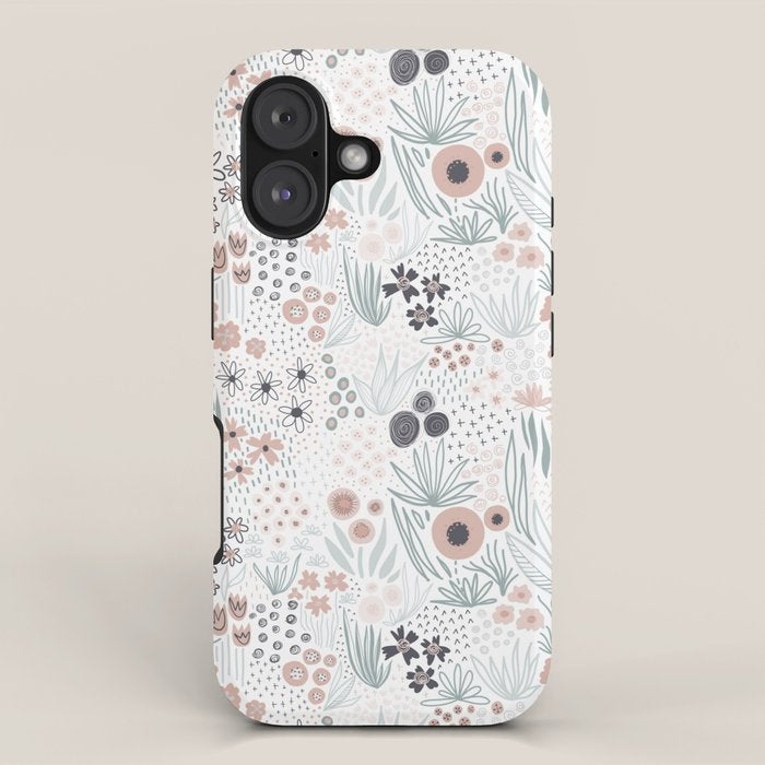 Winter Flower Meadow iPhone Case Gallery Image 1