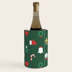 Geometric christmas decoration pattern Wine Chiller Gallery Image 2