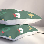 Geometric christmas decoration pattern Pillow Sham Gallery Image 3