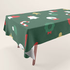 Geometric christmas decoration pattern Tablecloth Gallery Image 1