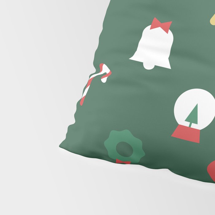 Geometric christmas decoration pattern Pillow Sham Gallery Image 4