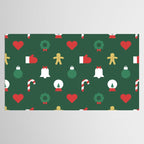 Geometric christmas decoration pattern Tablecloth Gallery Image 2
