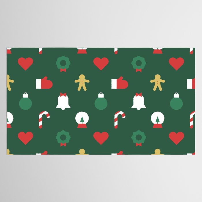 Geometric christmas decoration pattern Tablecloth Gallery Image 2