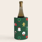 Geometric christmas decoration pattern Wine Chiller Gallery Image 3