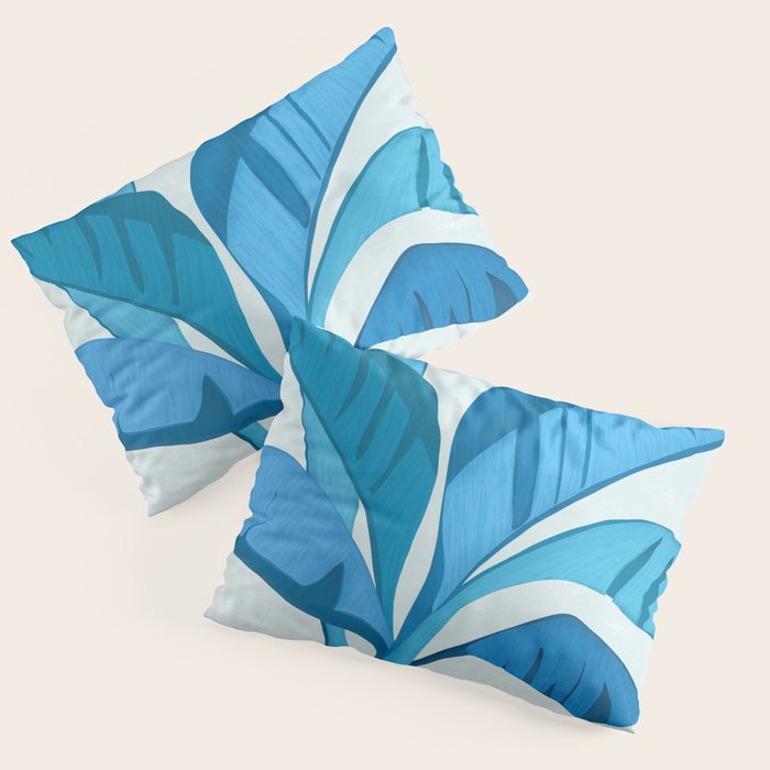 Banana Tree Blues Pillow Sham Gallery Image 1