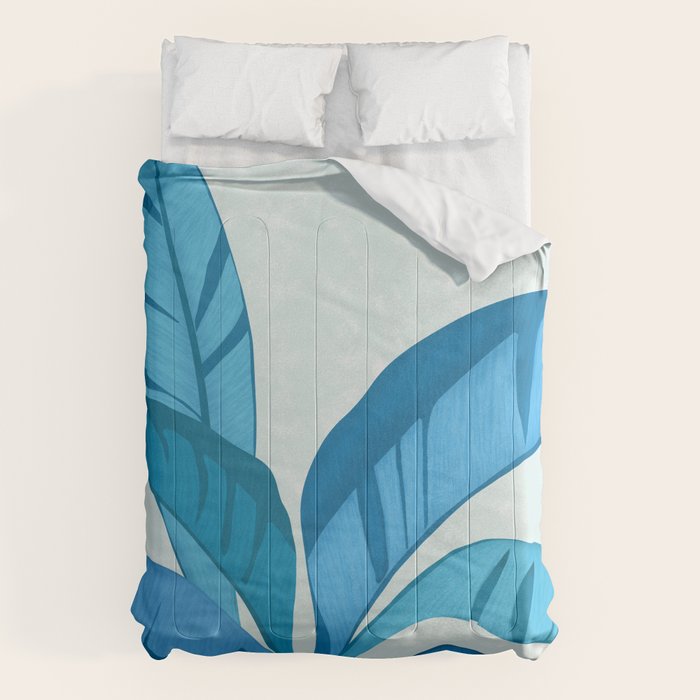 Banana Tree Blues Comforter Gallery Image 1
