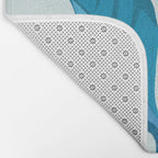 Banana Tree Blues Bath Mat Gallery Image 2