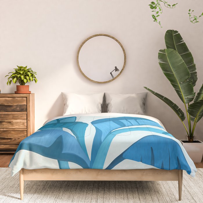 Banana Tree Blues Comforter Gallery Image 3