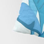 Banana Tree Blues Pillow Sham Gallery Image 4