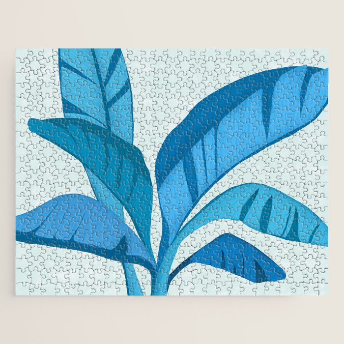 Banana Tree Blues Jigsaw Puzzle