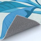 Banana Tree Blues Rug Gallery Image 4